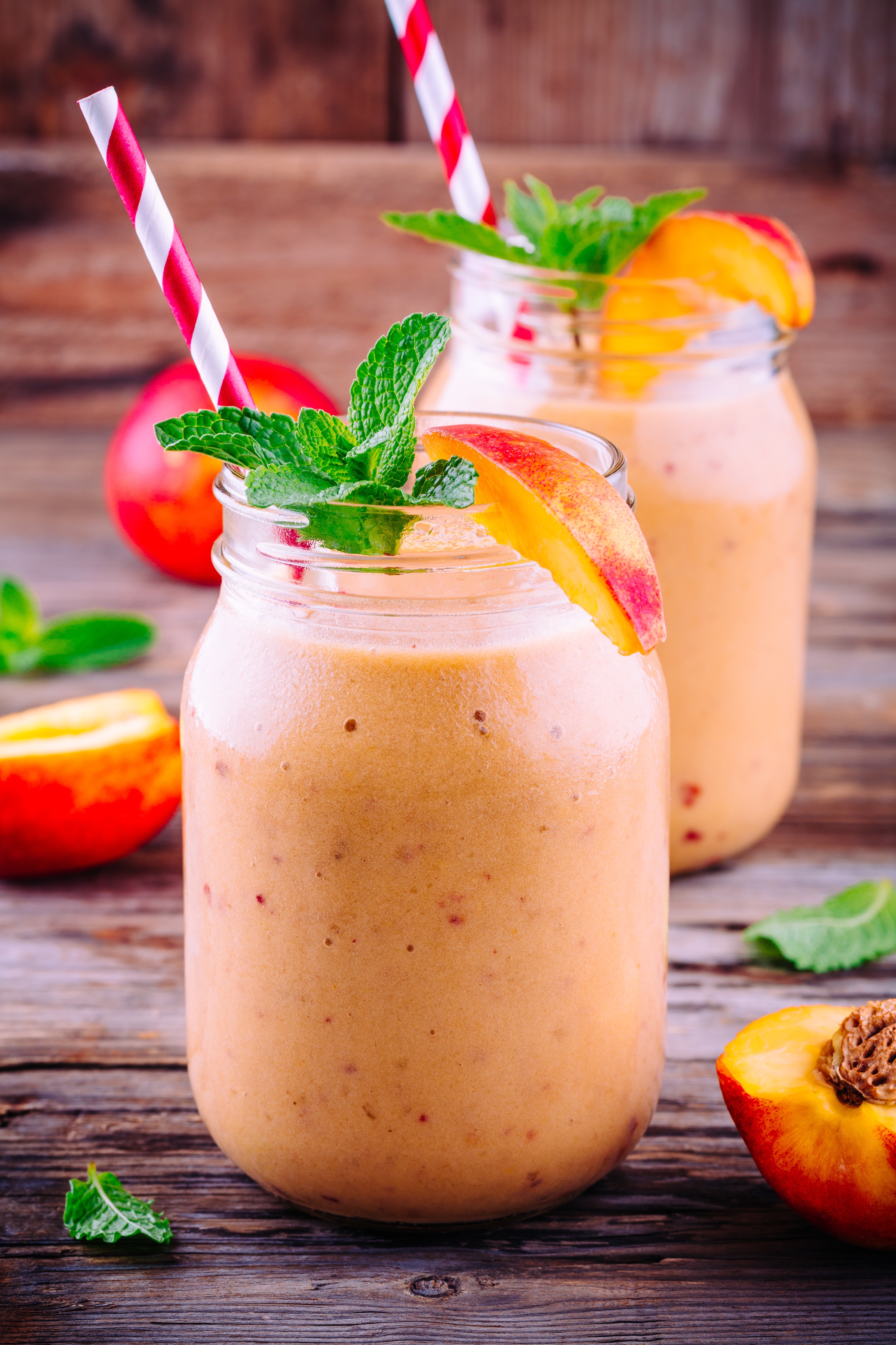 Peach & Coconut Cream Shake image
