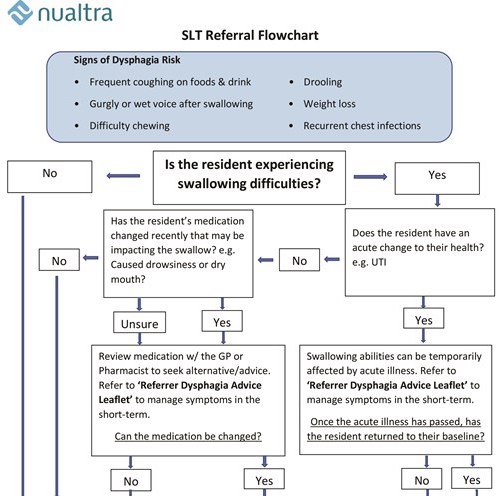 SLT Referral Flowchart image